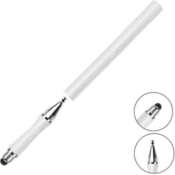 DM Стилус ручка Universal Drawing 2 в 1 для планшетів і смартфонів White Харків