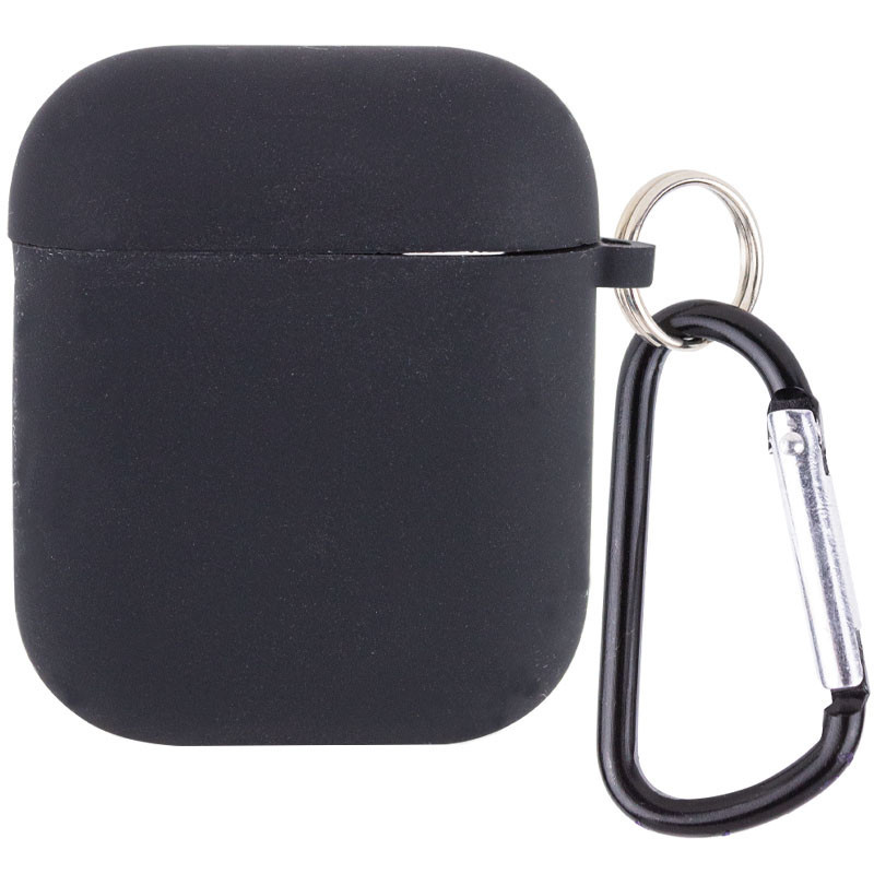Силиконовый футляр с микрофиброй для наушников Airpods 1/2 Херсон - зображення 1