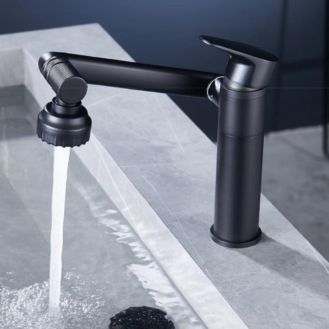 Універсальний поворотний змішувач для ванної кімнати кухні змішувач трансформер Одесса - изображение 1