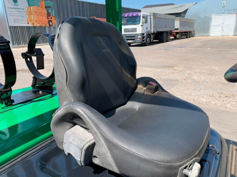 Газ-бензиновий вилочний автонавантажувач Mitsubishi з двома додатковими секціями гідравліки Одеса - зображення 11