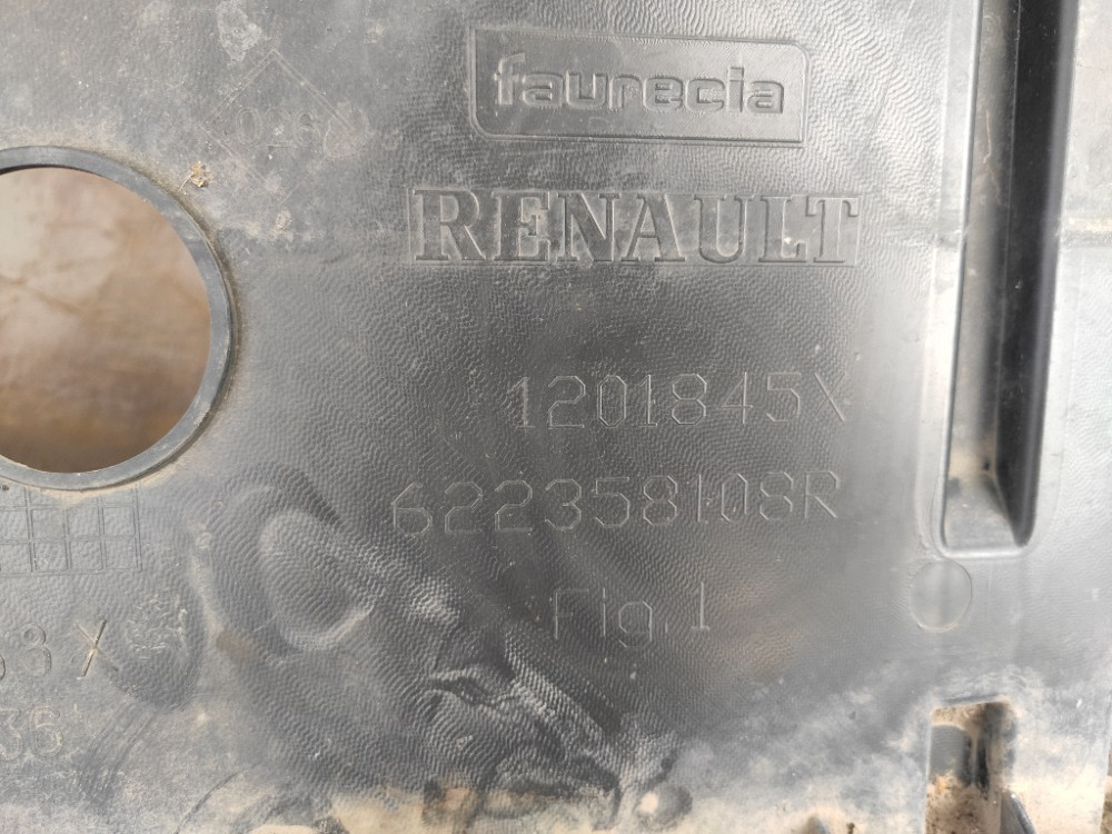 Защита нижняя под бампер Renault Kangoo 2013-2023 (622358108R) Ковель - зображення 3