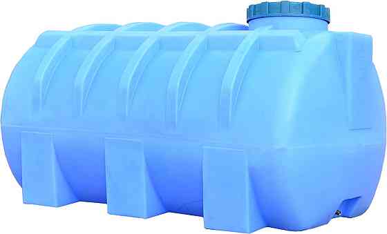 Емкость 1000 л горизонтальная ГО ПБ голубая Київ