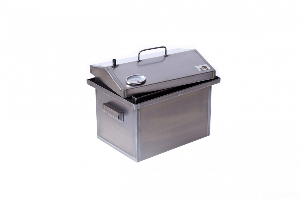 Коптильня горячего копчения Smoke House M Original с термометром и сумкой Харьков - изображение 4