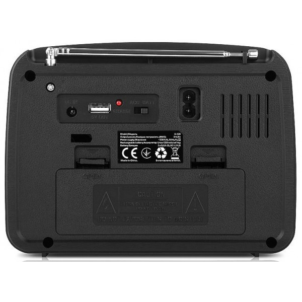 Радіоприймач REAL-EL X-520 Black (EL121800006) (Код товару:37430) Харків - зображення 3