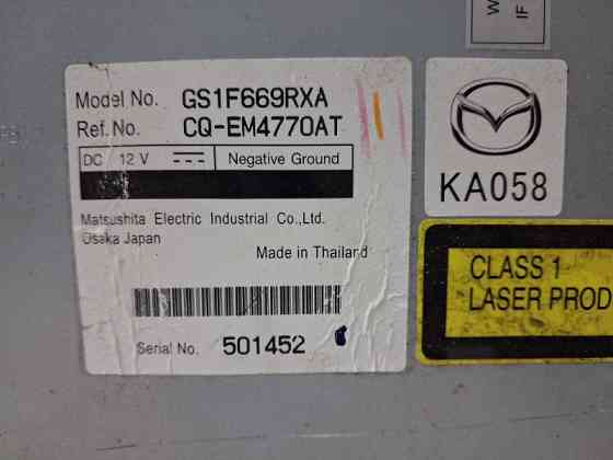 Магнитофон Mazda 6 2007-2013 GS1F669RXA (Арт. 65518) Киев
