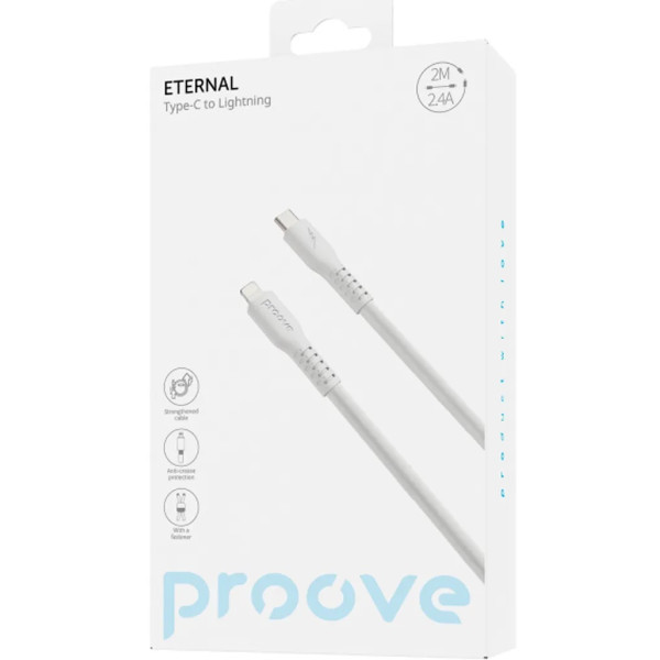 Кабель Proove Eternal Type-C to Lightning 27W 2m White (CCET27002122) (Код товару:40375) Харків - зображення 2