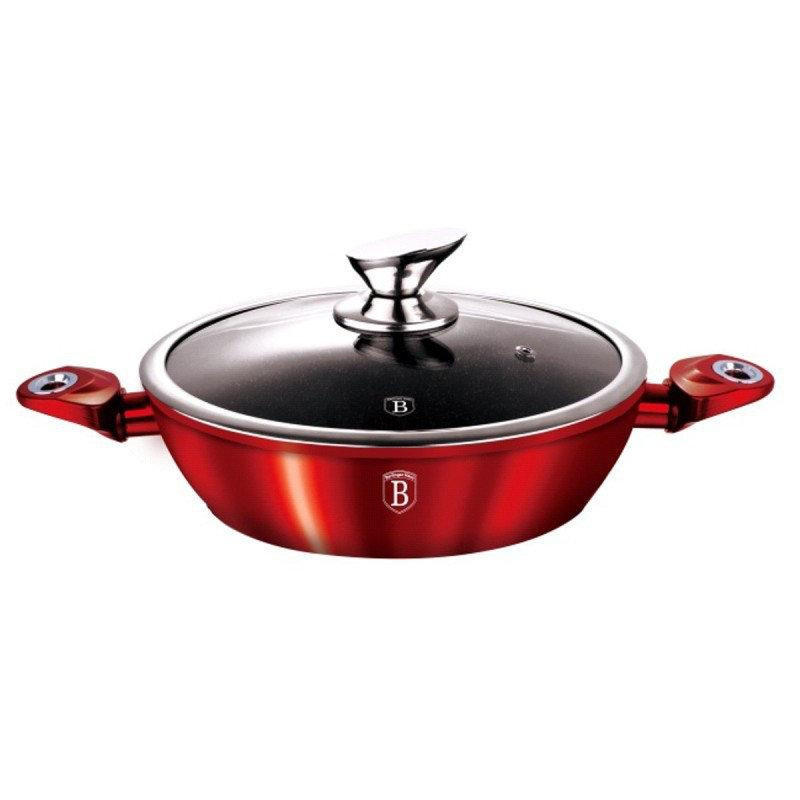 Сотейник 28 см Metallic Line Black Red Edition Berlinger Haus BH-1263-N Київ - зображення 1