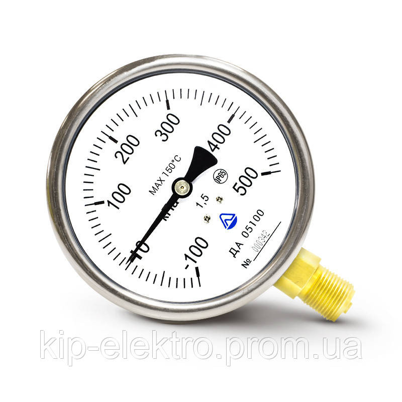 Мановакуумметр показывающий ДА 05100-05М (ДА 05100, ДА05100, ДА-05100, ДА 05-05, ДА) - радиальный шт Киев - изображение 2