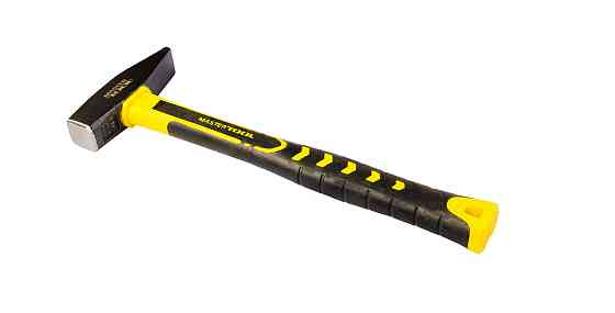 Молоток слесарный MASTERTOOL 500 г HRC 50 рукоятка фиберглассовая 310 мм 02-0805 Харків