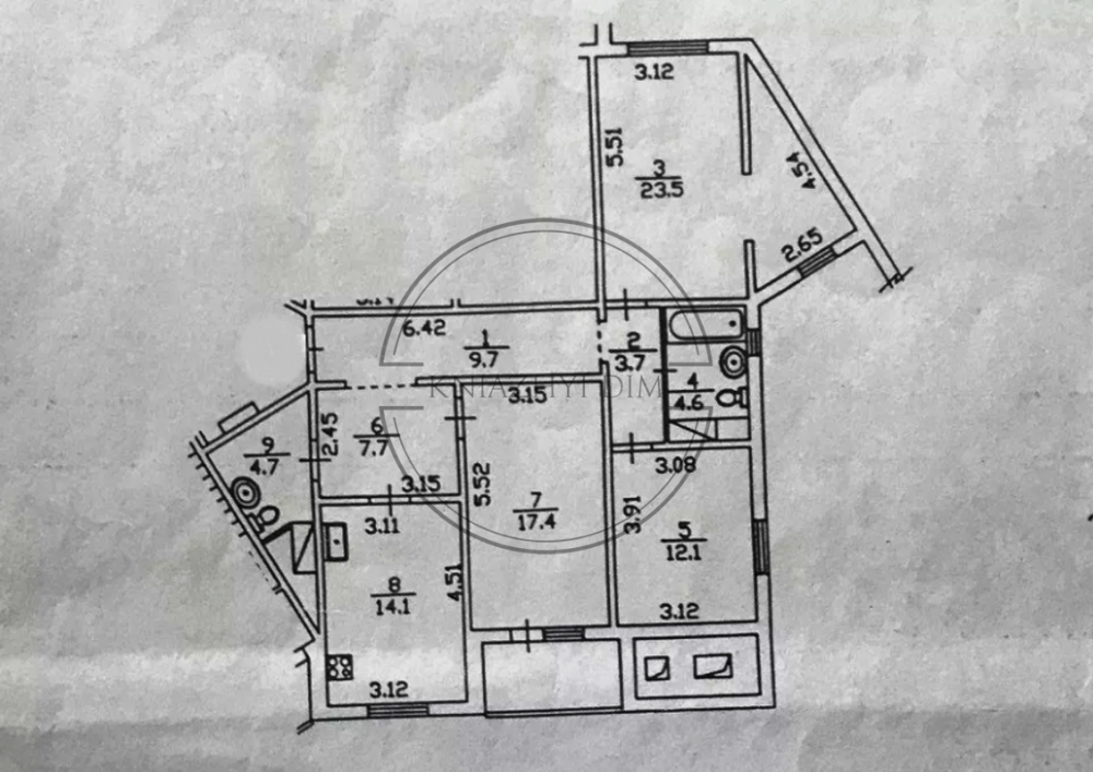 Продаж 3-кім. квартири просп. Правди 31а Код Об'єкта № 21115373 Киев - изображение 12
