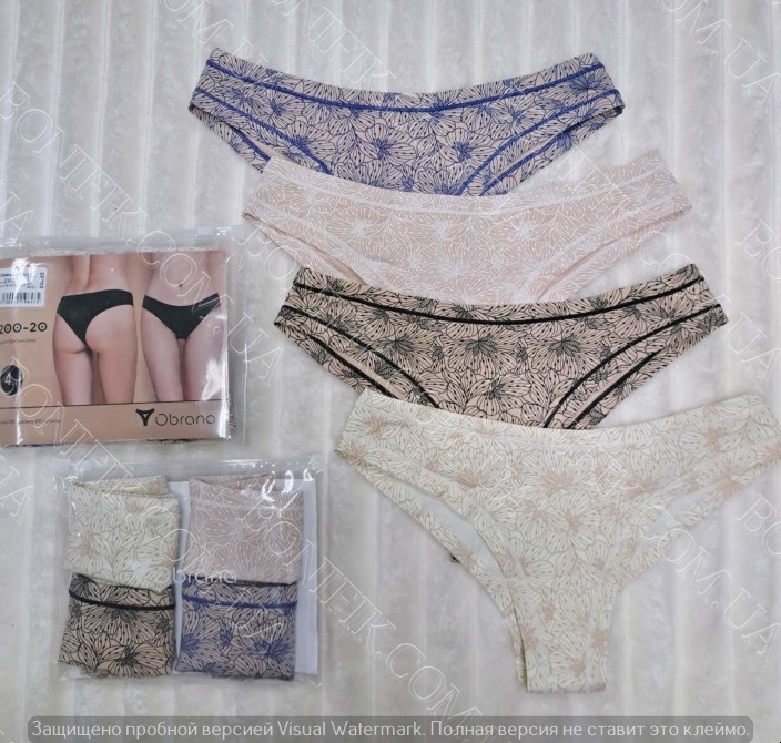 Женские трусы-бразилианы с абстрактным рисунком (арт. 200-20/8) Кривий Ріг - зображення 4