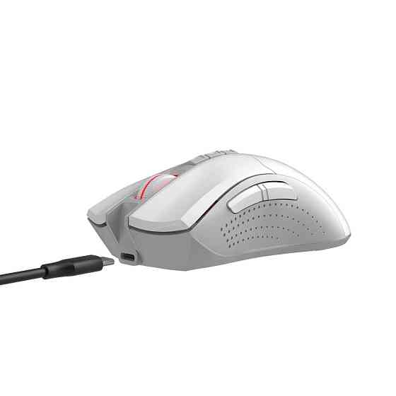 Мышь компьютерная безпроводная Bloody R90 Plus Greyish White белая Київ