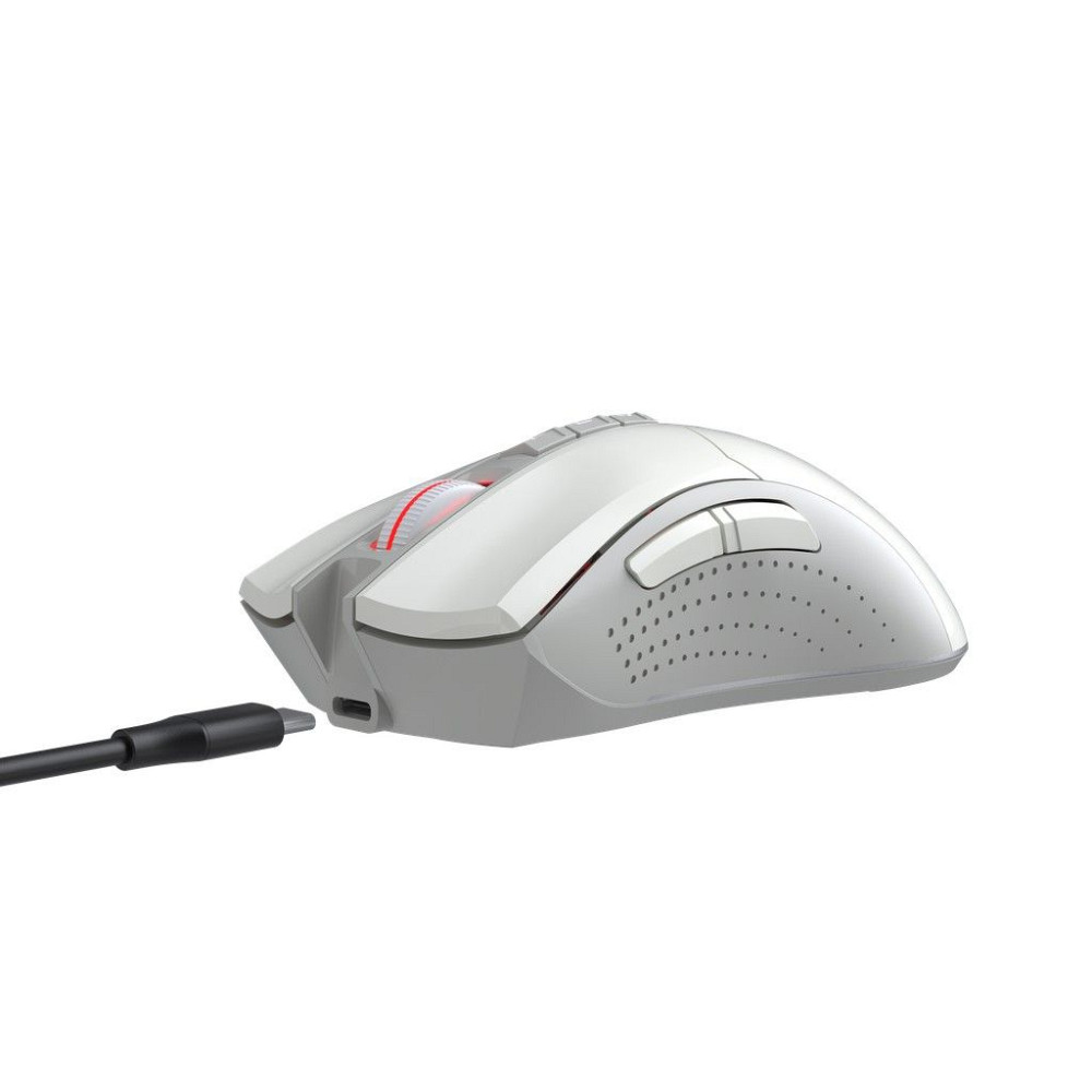 Мышь компьютерная безпроводная Bloody R90 Plus Greyish White белая Київ - зображення 5