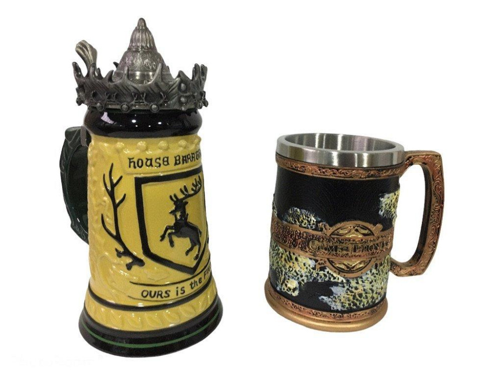 Подарочный набор Кухоль Герб Баратеонов Игра Престолов и Кухоль Сим Королевств (код 00357) Київ - зображення 1