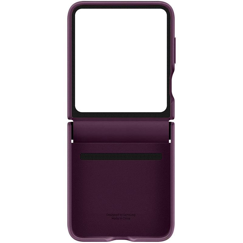 Уценка Кожаный чехол Leather Case (AAA) для Samsung Galaxy Z Flip5 Херсон - зображення 5