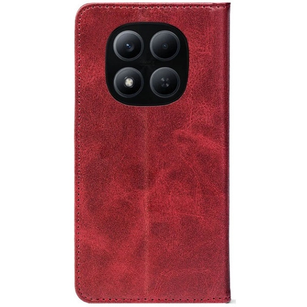 Чохол-книжка Crazy Horse Clasic для Xiaomi Redmi Note 15 Pro+ 5G/Poco M8 Pro 5G Red Wine (Strong) Харків - зображення 2