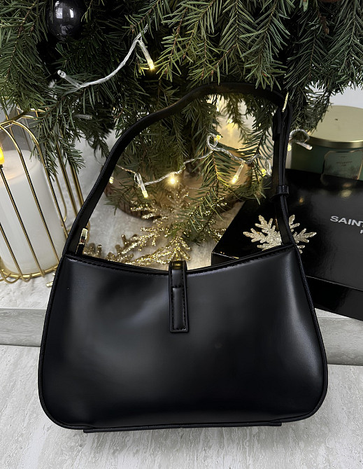 сумка лоран черная Saint Laurent модна жіноча сумка для дівчини AN137 Київ - зображення 4