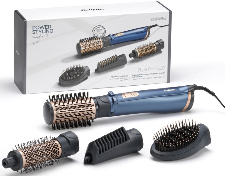 Фен-щетка Babyliss AS965E 1000 Вт синий Київ - зображення 3