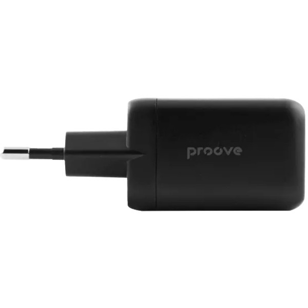 Мережевий зарядний пристрій Proove Silicone Power 40W (Type-C + Type-C) Black (WCSP4020001) (Код тов Харьков - изображение 3