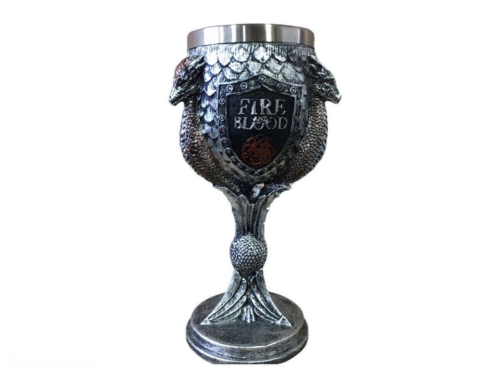 Бокал для Вина Кружка Чашка Череп Игра Престолов Game Of Thrones Fire and Blood Кубок Готика Подарок Київ - зображення 5
