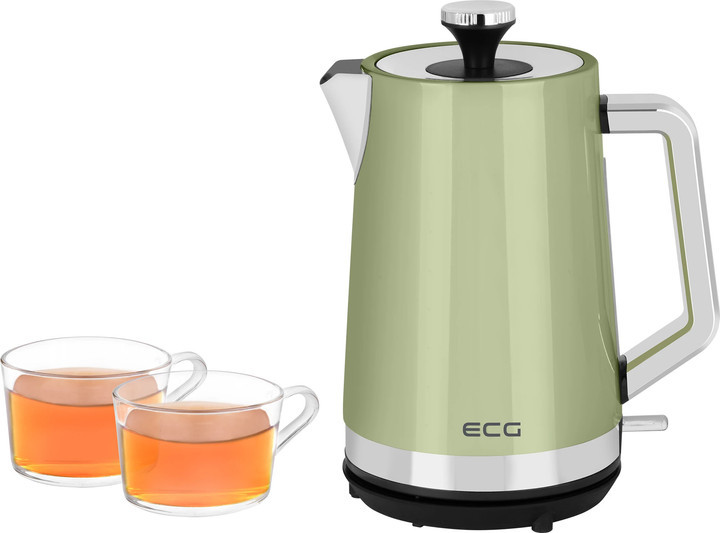 Электрочайник EСG RK 1766 Vintage Olive 1.7 л оливковый Киев - изображение 2