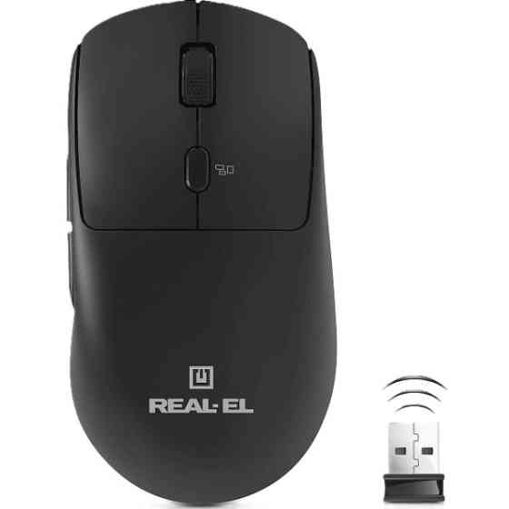Мишка REAL-EL RM-355W Black (EL123200054) Харків