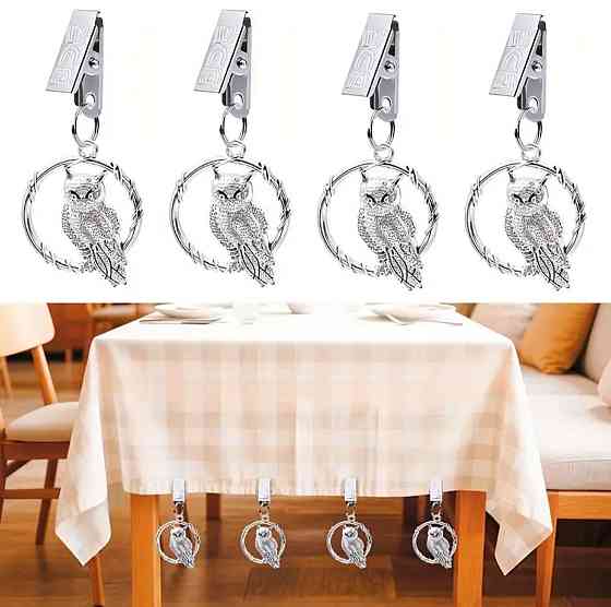 Утяжелитель для скатерти Leeseph Сова 4 шт Одеса