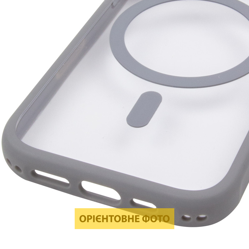 Чехол TPU+PC GETMAN Moon Clear with MagSafe для Apple iPhone 15 (6.1") Херсон - зображення 5