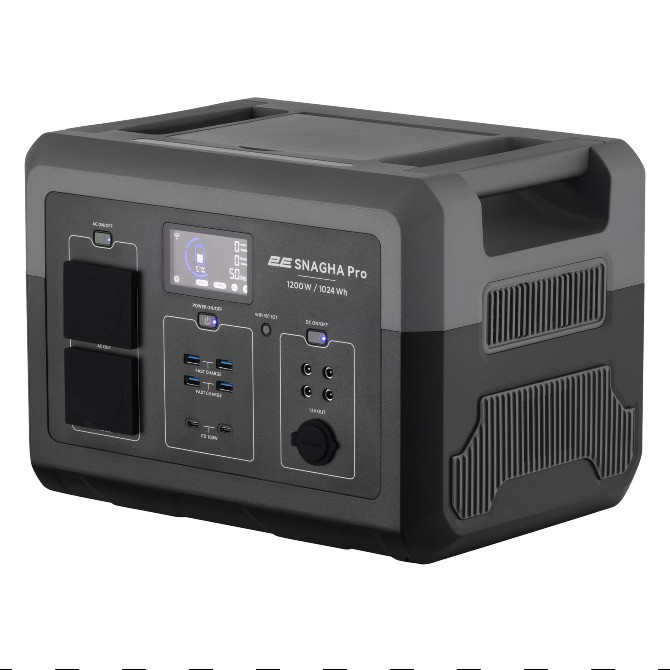 Зарядна станція 2Е Snagha PRO, 1200 Вт, LiFePo4, швидка зарядка Київ - зображення 1