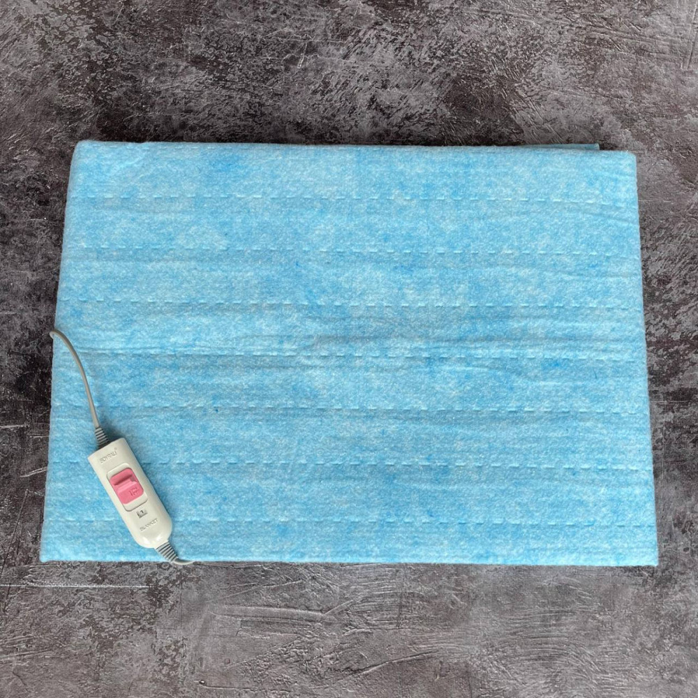 Електропростирадло однотонне BOYRALI Байка Туреччина 120x155 см 55209 блакитна Київ - зображення 1