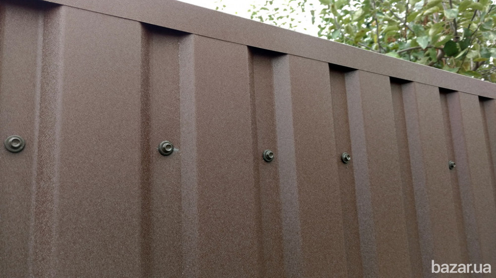 Забор из проф. настила (профлиста). "Броневик" Днепр. Дніпро - зображення 1