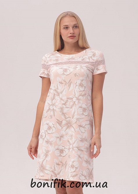 Ночная сорочка с короткими рукавами "Aurelia" (16105) (арт. 1370) Кривий Ріг - зображення 1