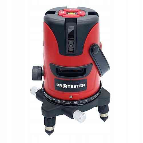 Лазерный уровень 5 линий 1H/4V (красный луч) PROTESTER LL605R Харків