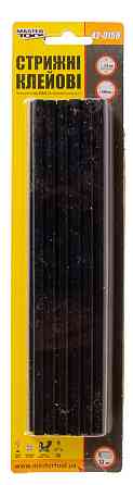Стержни клеевые MASTERTOOL 7.2х200 мм 12 шт черные 42-0158 Харків