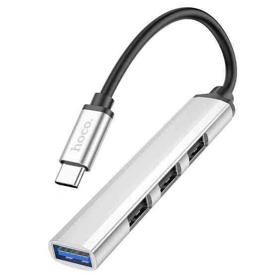 Уценка Переходник Hoco HB26 4in1 (Type-C to USB3.0+USB2.0*3) Херсон