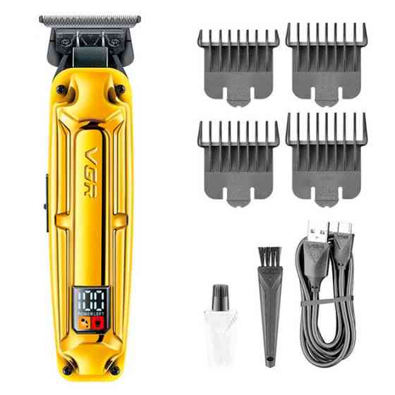 Машинка для стрижки аккумуляторная VGR V-904 GOLD 10 Вт золотистая Киев