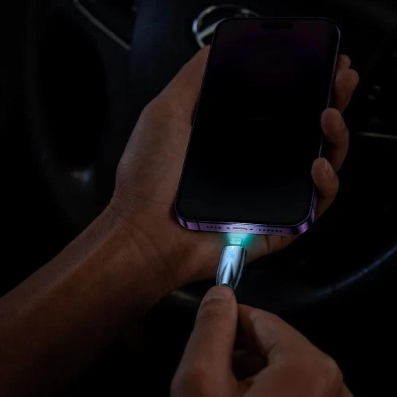 Дата кабель Baseus Glimmer Series Fast Charging Data Cable Type-C to Lightning 20W 1m (CADH000001) Херсон - изображение 7