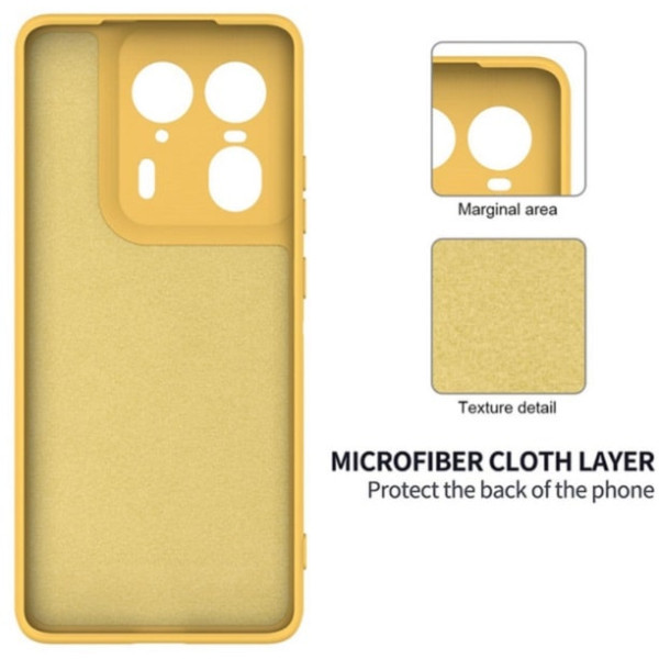 DM Чохол Silicone Case Full Camera для Motorola Edge 50 Ultra Yellow (Код товару:42143) Харків - зображення 2