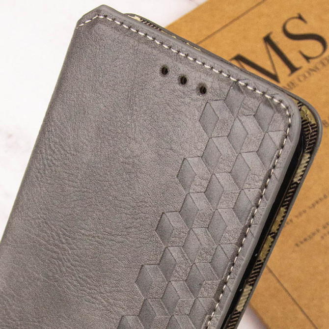 Кожаный чехол-книжка GETMAN Cubic (PU) для Samsung Galaxy A06 Херсон - изображение 8