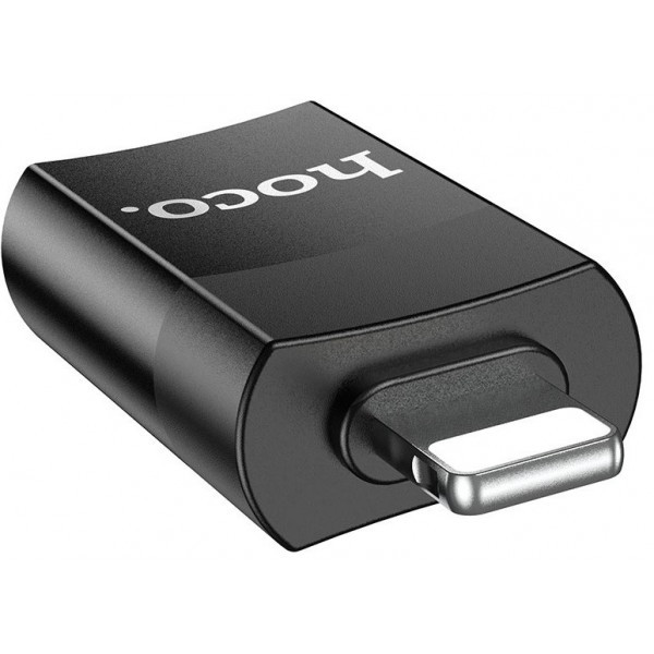 Адаптер Hoco UA17 Lightning to USB Black (Код товару:22566) Харків - зображення 2