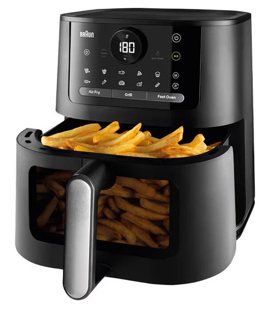 Мультипечь Braun MultiFry 5 HF5075IBK 6 л 2000 Вт черная Київ - зображення 3