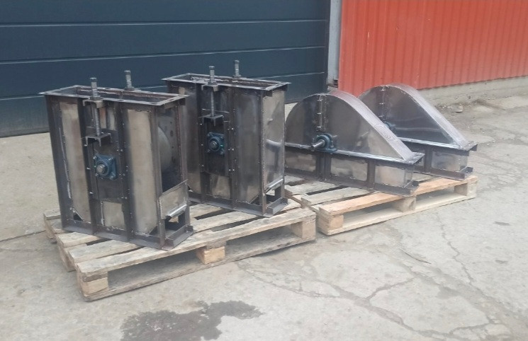 Труба норийная  квадратная нержавейка 373х257 ,    норийный короб нержавека Киев - изображение 7