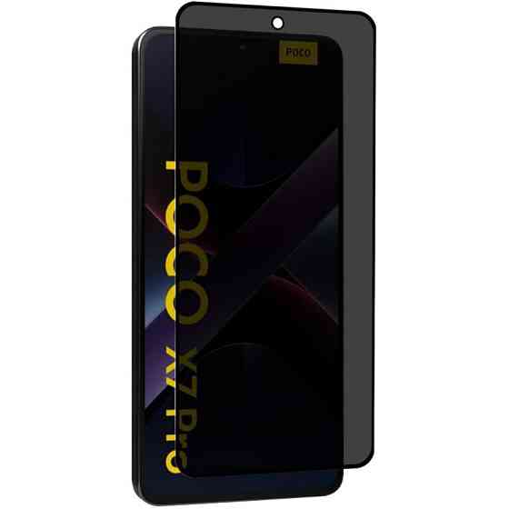 Защитное стекло Privacy 5D (тех.пак) для Xiaomi Poco X7 Pro Херсон