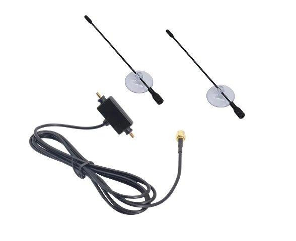 405-530MHz антенна дипольная 5dBi, до 50 Вт, кабель 3 м RG174 SMA-male, с присосками (10823) Днепр - изображение 2