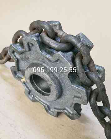 Зірочка (ведена) РОУ-6 ПИН 01.118Б. Ланцюг транспортера РОУ-6 Днепр