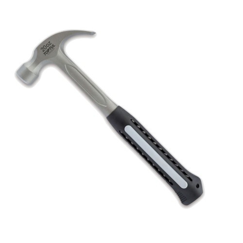 Молоток-гвоздодер цельнокованый TOPTUL 550г обрезиненная ручка HABD2034 Харьков - изображение 1