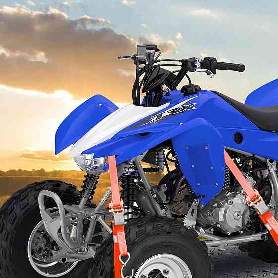 Набор стяжных ремней с храповым механизмом, S-крюками и защитными петлями (Soft Loops) 4 шт., 680 кг Харків