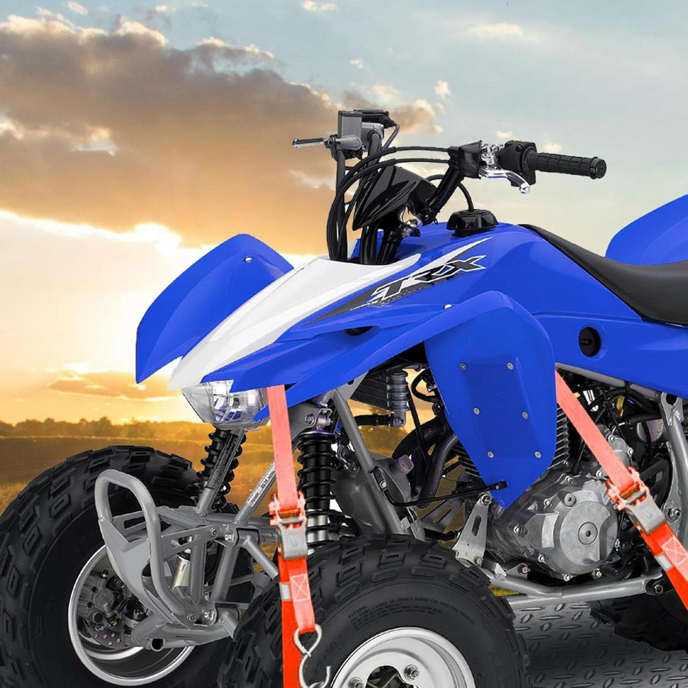 Набор стяжных ремней с храповым механизмом, S-крюками и защитными петлями (Soft Loops) 4 шт., 680 кг Харьков - изображение 5