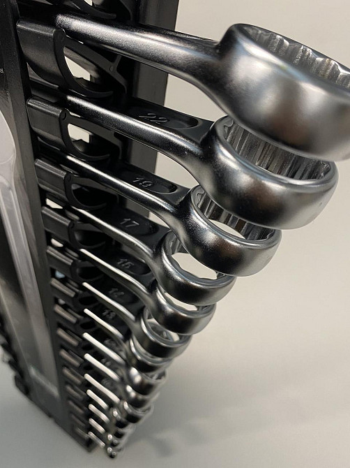 Набор рожково-накидных ключей TOPTUL 14 шт. 6-24мм GAAC1401 Харків - зображення 2