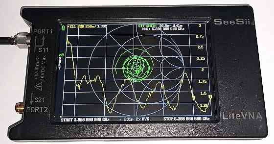 Антенна 2190-2520/3950-6300MHz 6dBi, до 30W, всенаправленная, RP SMA-male (гнездо) Дніпро